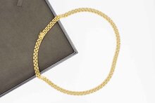 14 karaat gouden Staafjes Collier - 43,7 cm
