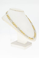 14 Karaat gouden Figaroketting - 55,9 cm