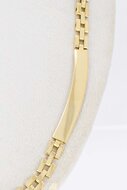 14 Karaat gouden Staafjes ketting - 45,5 cm