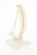 18 Karaat geelgouden enkelbandje - 26,5 cm