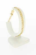 Ankerarmband 14 krt geelgoud - 21 cm