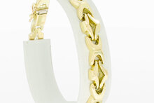 Geelgouden armband 14 Karaat - 18,9 cm