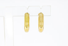 Gouden creolen dames 18 karaat - 2 cm