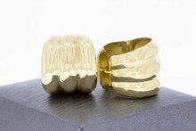 14 karaat vintage gouden oorbellen - 1,8 cm