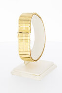 Plaatjes armband 18 karaat goud - 20 cm