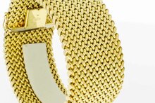 14 Karaat gouden Retro armband - 19,5 cm