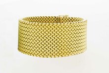 14 Karaat gouden Retro armband - 19,5 cm