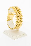 18 Karaat gouden vintage dames armband - 19,3 cm