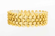 18 Karaat gouden vintage dames armband - 19,3 cm