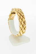18 Karaat geel gouden vintagearmband - 19,5 cm