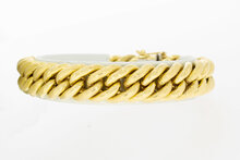 18 Karaat goud Gourmet armband - 20,5 cm