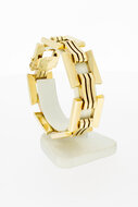 Tank armband 14 karaat goud - 20,1 cm