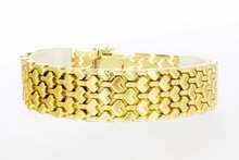 14 Karaat brede Vintage armband - 21 cm