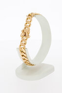 Gourmet-armband 18 Karaat goud - 20,2 cm