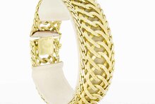 14 karaat Gevlochten armband - 19,5 cm