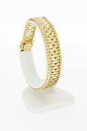 14 Karaat geel goud Vintage armband - 20,3 cm
