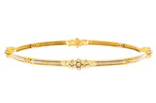 18 Karaat "tubogas" diamant Slavenarmband