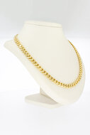 Gouden gourmet ketting heren 18 karaat - 85,8 cm