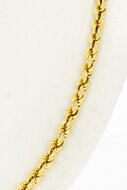 18 karaat gouden koordketting - 71,5 mm