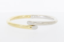 14 karaat bicolor gouden Slavenarmband