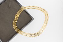 18 Karaat "Versace style" Collier - 42,3 cm