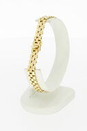 14 Karaat gouden Rolex style armband - 19,8 cm