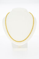 18 kaart goud Koordketting - 52,4 Cm