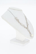 Edelsteen dames ketting 18 Karaat - 49,5 cm