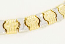 18 Karaat gouden vrouwen ketting - 37,5 cm