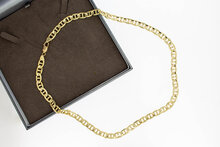 Gouden ketting 14 karaat - 57,5 cm