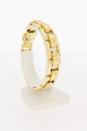 Vintage stavenarmband 14 karaat goud - 19,5 cm