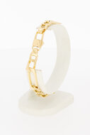 Figaro heren armband 18 karaat geelgoud - 20 cm