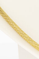 14 karaat gouden gevlochten collier - 44,8 cm