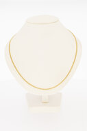 Gourmetketting 14 karaat geelgoud - 62,7 cm