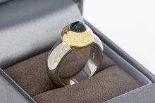 Statement ring 18 karaat bicolor goud - 16,3  mm