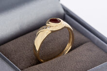 Vintage damesring 14 karaat goud - 17,8 mm