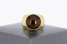 Pinkring 14 karaat geelgoud - 16,1 mm