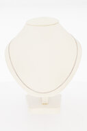 18 karaat witgouden ketting - 50,7 cm