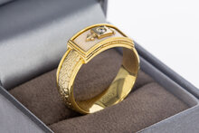 14 karaat gouden heren Statementing - 20,5 mm
