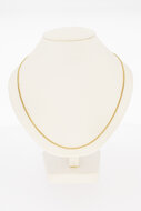 Dames Gourmetketting 14 karaat goud - 44,2 cm