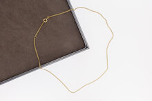Dames Gourmetketting 14 karaat goud - 44,2 cm