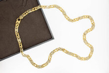 Valkenoogketting 18 karaat - 70,5 cm