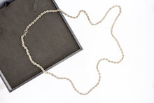 Zilveren koord ketting 925 - 70,5 cm