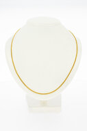 Gouden gourmetketting 18 karaat - 53,5 cm
