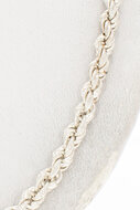 Zilveren koordketting 925 - 90 cm