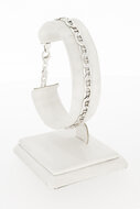 Zilveren valkenoog armband 925 - 20 cm