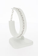 Zilveren valkenoog armband 925 - 19 cm