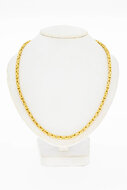 Gouden byzantijnse koningsketting 14 karaat - 65,2 cm