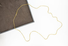 Gouden venetiaanse ketting 14 karaat - 70,1 cm