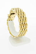 Vintage brede gouden armband 14 karaat - 19,9 cm (40,2 g)